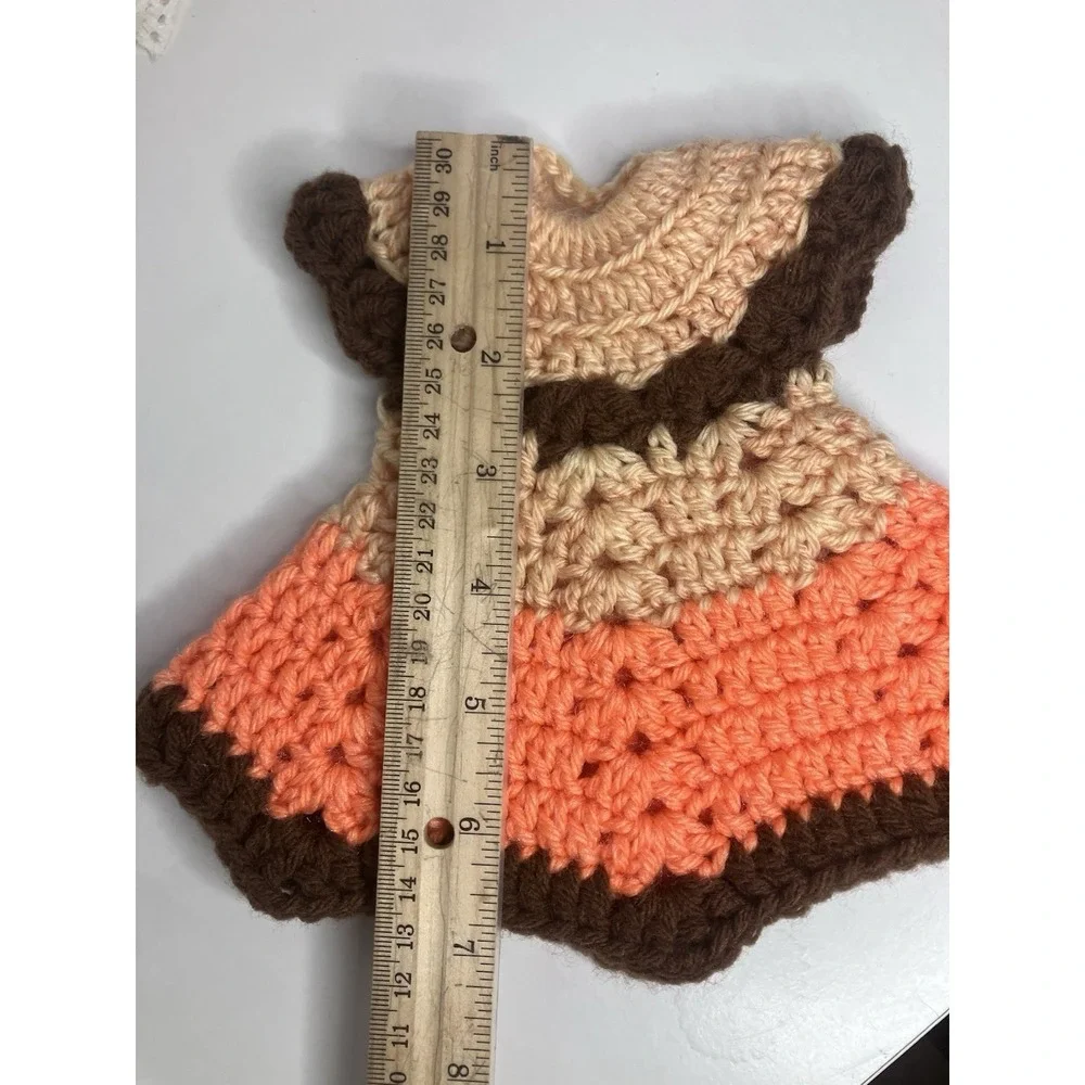 VTG Orange‎ Tan Brown 7